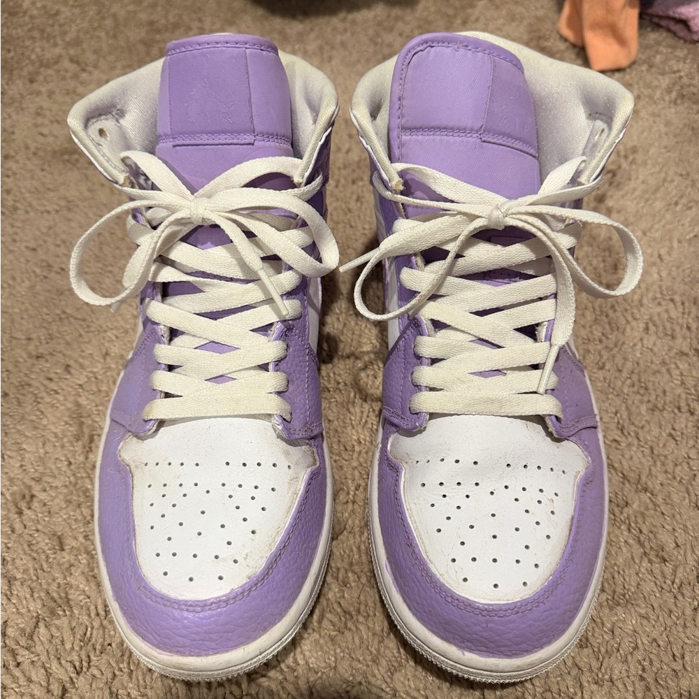 Purple Custom Jordans - Picture 5 of 6